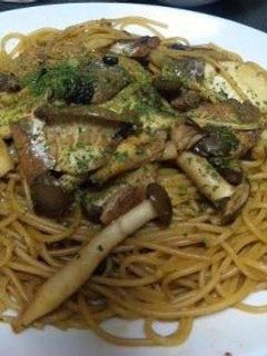 さんまとキノコの和風パスタ-レシピのメイン写真