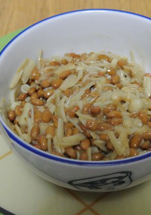 以外に美味しい！えのき納豆-レシピのメイン写真