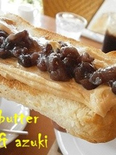 きな粉バター+小豆トースト-レシピのメイン写真
