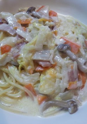 具だくさんスープパスタ-レシピのメイン写真