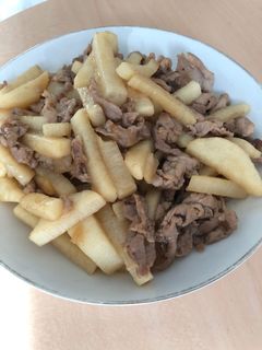 長芋と豚肉の照り焼き-レシピのメイン写真