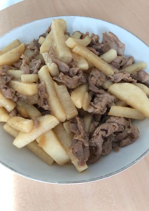 長芋と豚肉の照り焼き-レシピのメイン写真