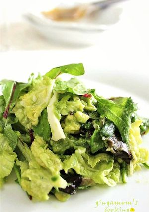 アボカドチーズソースで❀白菜リーフサラダ-レシピのメイン写真