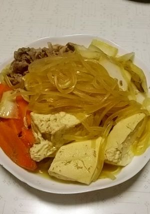 すき焼き風？な肉豆腐-レシピのメイン写真