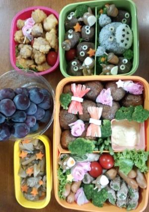 2012 運動会　トトロ　キャラ弁-レシピのメイン写真