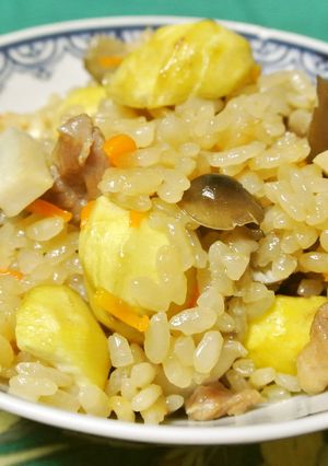 秋はやっぱり～★きのこ（くり）ご飯-レシピのメイン写真