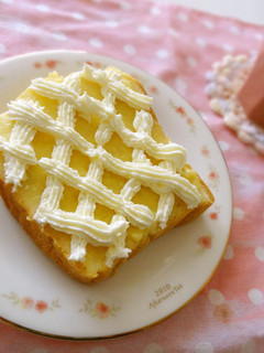 Wクリームトースト♡-レシピのメイン写真