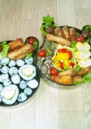 運動会のお弁当2012「海老の梅春巻」-レシピのメイン写真