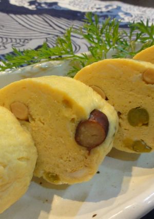 だし巻き玉子～お豆編♪-レシピのメイン写真