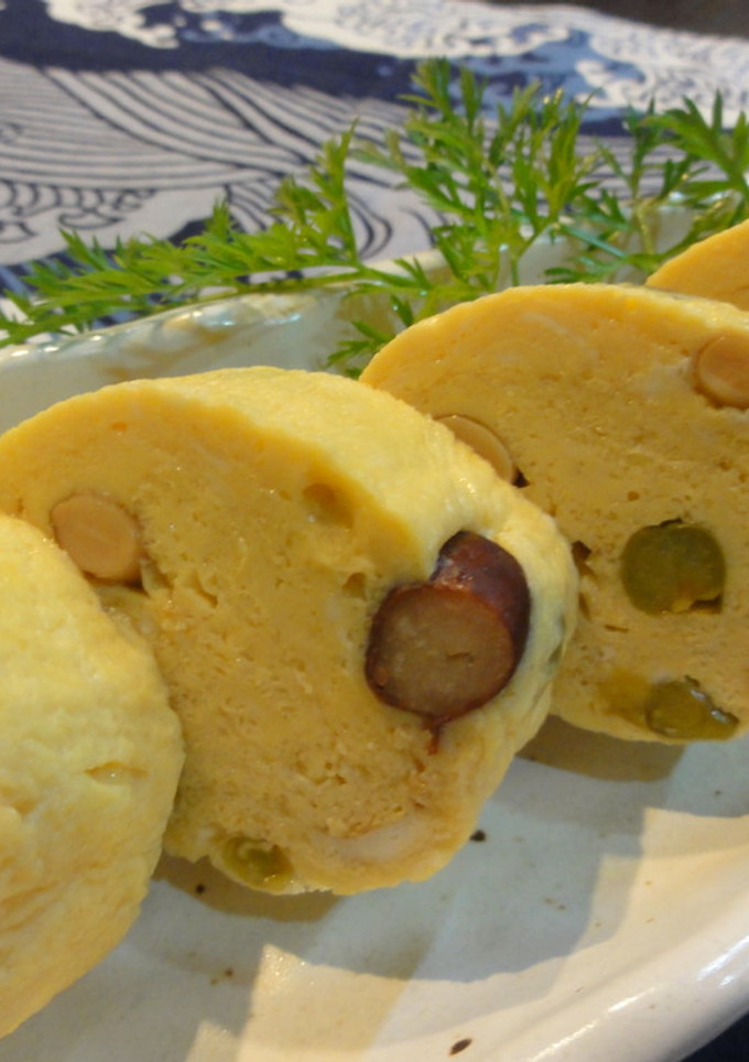 だし巻き玉子～お豆編♪-レシピのメイン写真