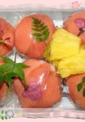 華やかな【スモークサーモンの手毬寿司】-レシピのメイン写真
