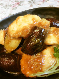 鶏胸肉と茄子の照り焼き~梅風味~♪-レシピのメイン写真