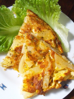 キッシュ風ポテトオムレツ-レシピのメイン写真