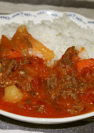 ルーから作ろう♪味噌コクハヤシ-レシピのメイン写真