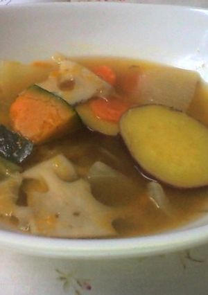 ＊食物繊維豊富な体喜ぶあったかスープ＊-レシピのメイン写真