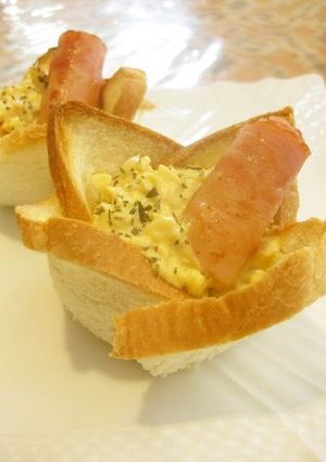 オッサンの食パンdeトーストカップ-レシピのメイン写真