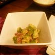 相性抜群。アボガドと生ハムの和。