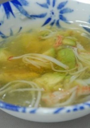 アボカドの寒天よせ-レシピのメイン写真