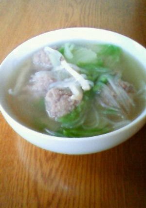 マロニーで満腹中華スープ-レシピのメイン写真