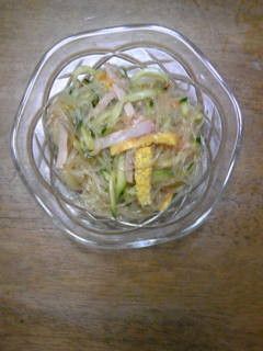 お婆ちゃんに教えてもらった、春雨の酢の物-レシピのメイン写真