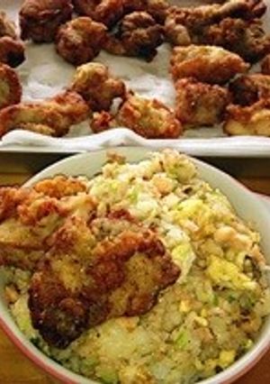 カリジュワッ簡単レモン塩麹鶏唐揚げランチ-レシピのメイン写真