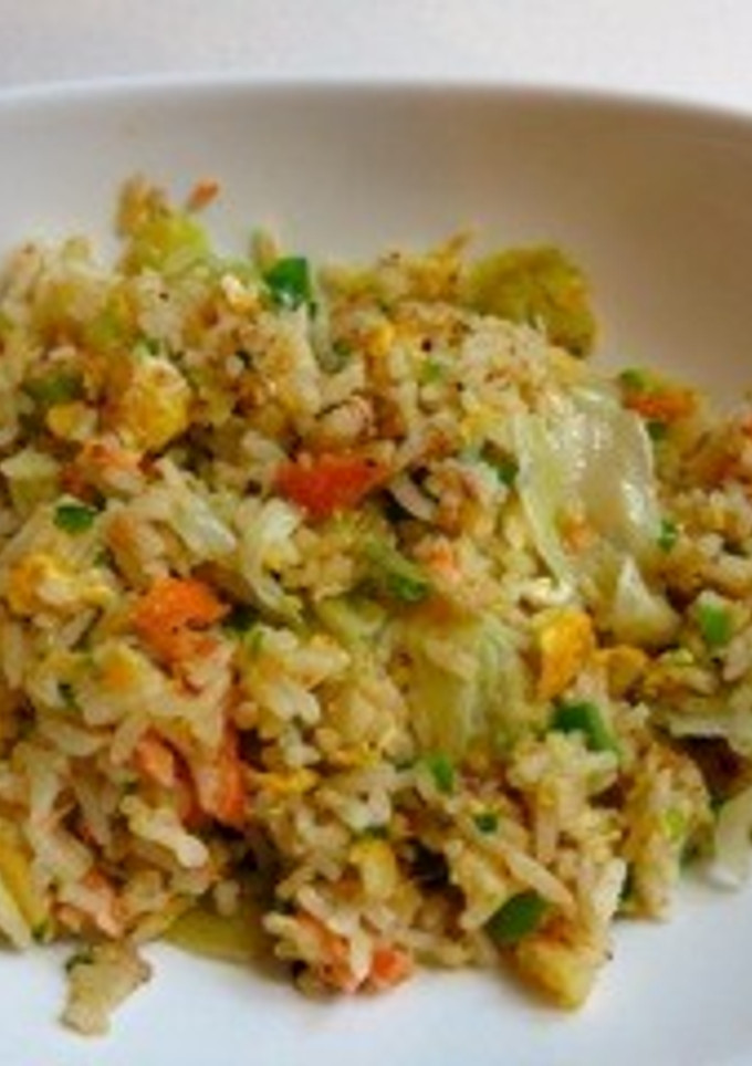 レタスと鮭の炒飯-レシピのメイン写真