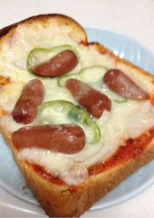 ピザソース要らずのピザトースト-レシピのメイン写真