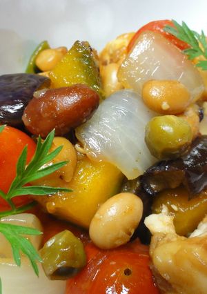 野菜＆お豆たっぷり～やさしい彩りで♪-レシピのメイン写真