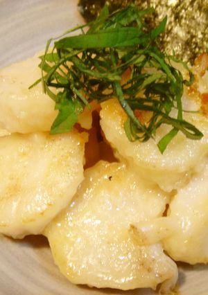 ホタテムニエルのいそべ巻き!-レシピのメイン写真