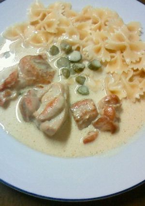 鶏肉のマスタードソース煮-レシピのメイン写真
