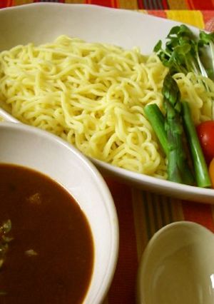 和風カレーつけ麺♪残りカレーのリメイク-レシピのメイン写真