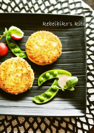 鮭缶と豆腐deクラブケーキ風-レシピのメイン写真