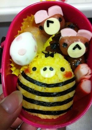 キャラ弁★キイロイトリハチさん-レシピのメイン写真