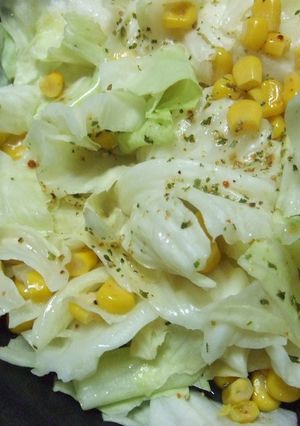 バター好きのためのコーンキャベツ-レシピのメイン写真
