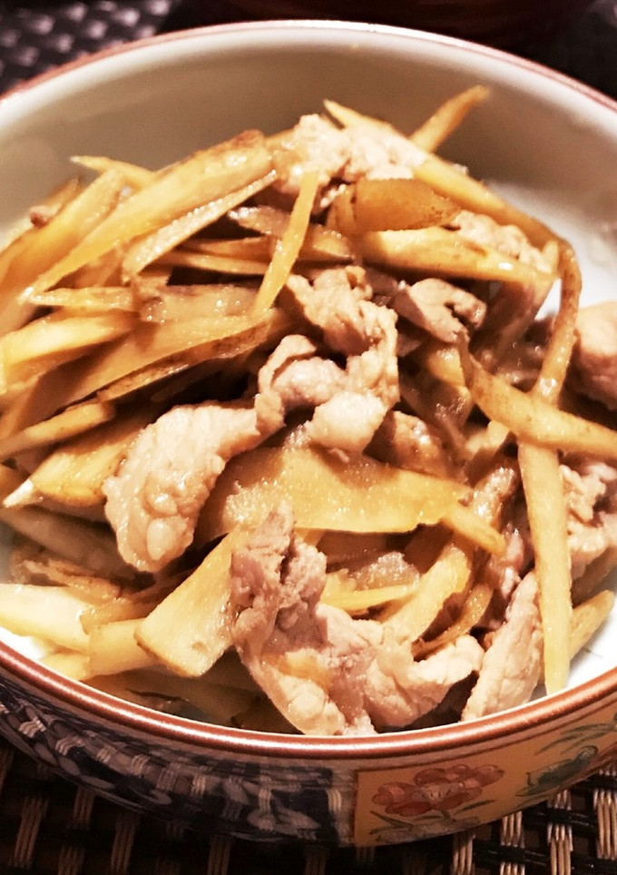 豚ごぼう炒め煮-レシピのメイン写真