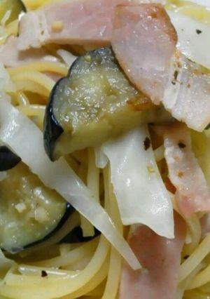 ナスとキャベツのペペロンチーノ☆-レシピのメイン写真