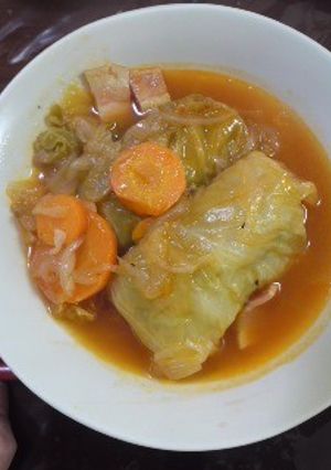 ケチャップ味のロールキャベツ-レシピのメイン写真