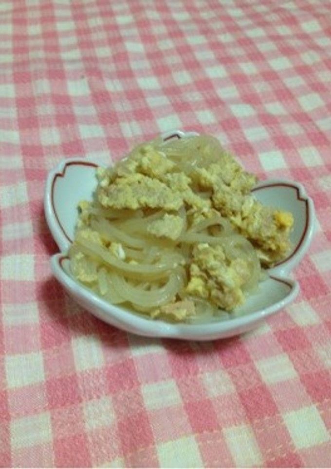 マロニーのツナ卵とじ-レシピのメイン写真