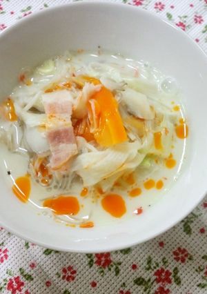 ちゃんぽん風*春雨スープ-レシピのメイン写真