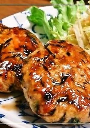 ひじき入り✿甘辛照り焼き鶏つくね-レシピのメイン写真
