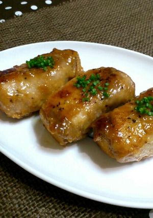 コクうま*肉巻き厚揚げの照りマヨ焼き-レシピのメイン写真