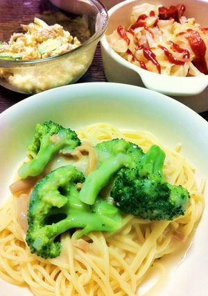 市販のパスタソースにちょい足し!-レシピのメイン写真
