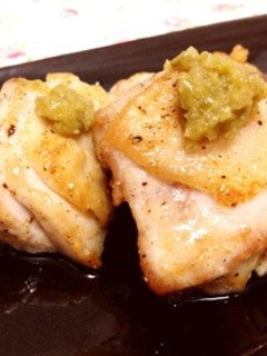 パリッと鳥肉の柚子胡椒のせ-レシピのメイン写真