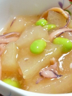 冬瓜とカットいかのとろみ煮-レシピのメイン写真