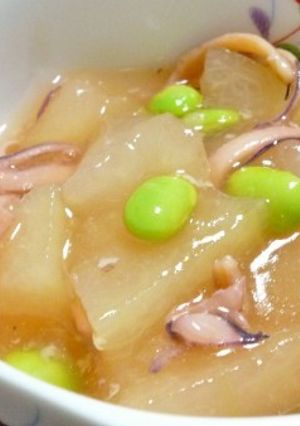 冬瓜とカットいかのとろみ煮-レシピのメイン写真
