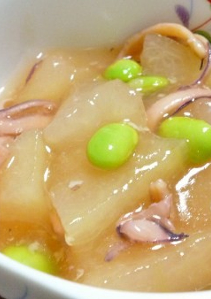 冬瓜とカットいかのとろみ煮-レシピのメイン写真