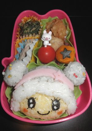 キャラ弁♪きらりっち（たまごっち）-レシピのメイン写真