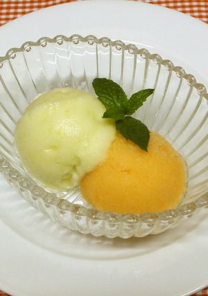 *メロン・シャーベット*-レシピのメイン写真