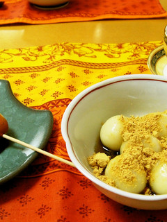 お豆腐の白玉団子★みたらしと黒糖きな粉-レシピのメイン写真