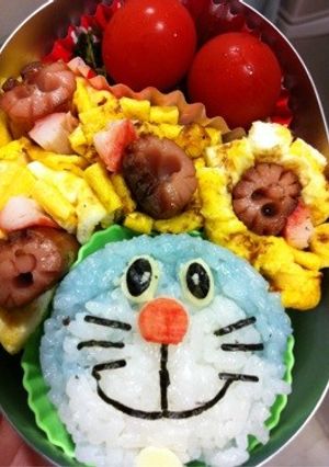 キャラ弁★ドラちゃん-レシピのメイン写真